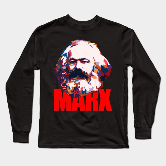 Marx Long Sleeve T-Shirt by Bajingseng